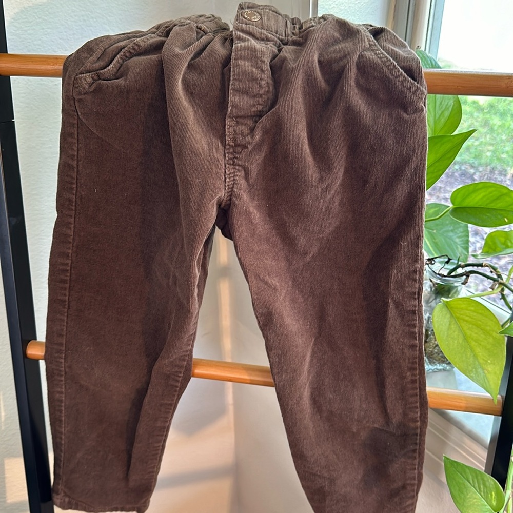 Brown corduroy girls pants size 5T from H&M